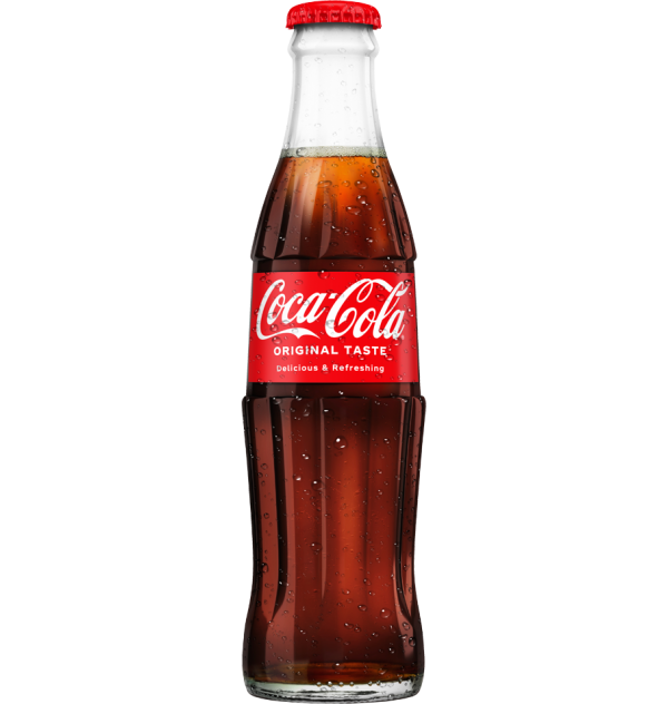 Coca Cola 25 cl flaske droplets